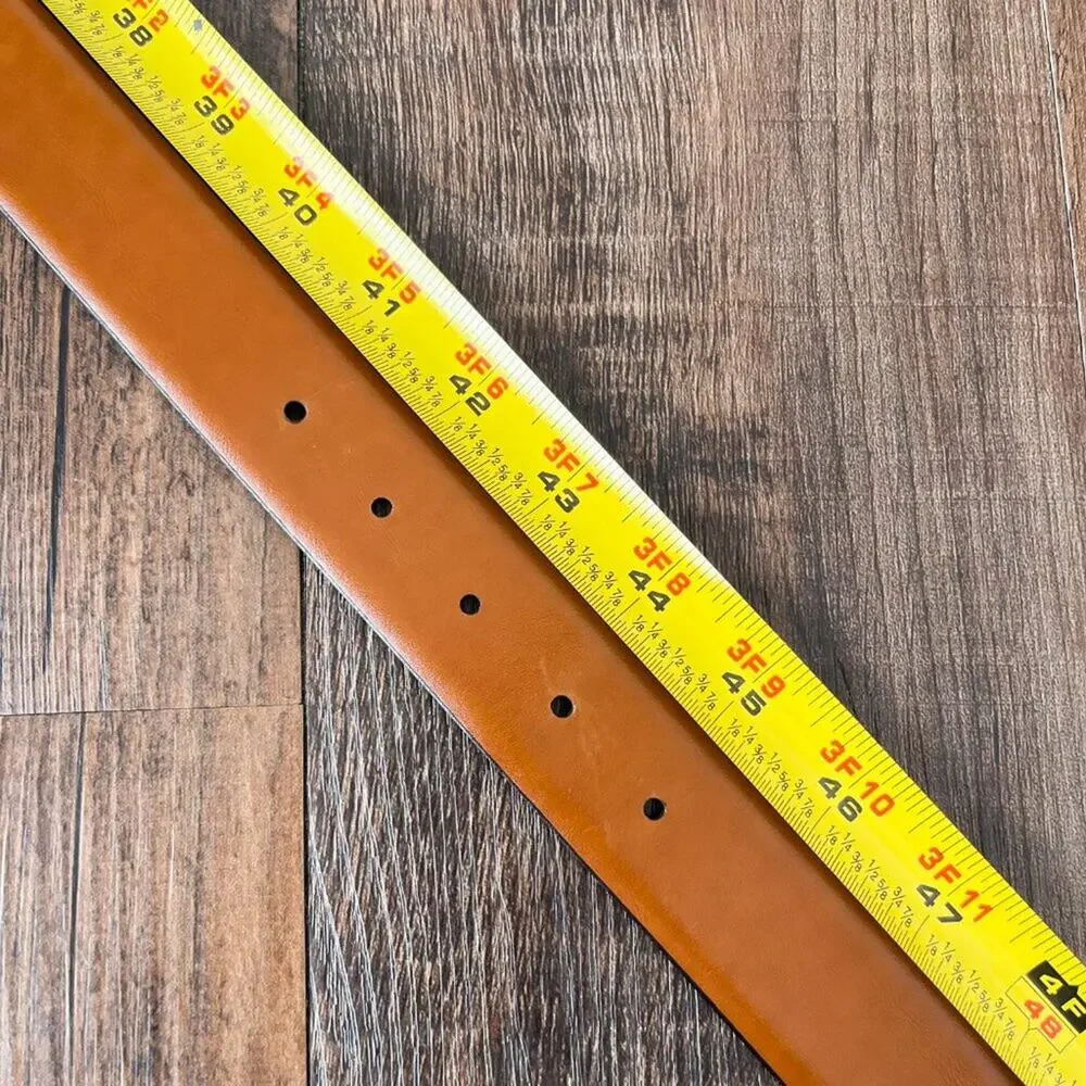 Leather Belt Reversible Pebbled Black Brown Handcrafted in Italy Mens Size 40